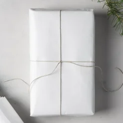 GRANIT Omslagspapper 10m Vit- Presentinslagning & Diy