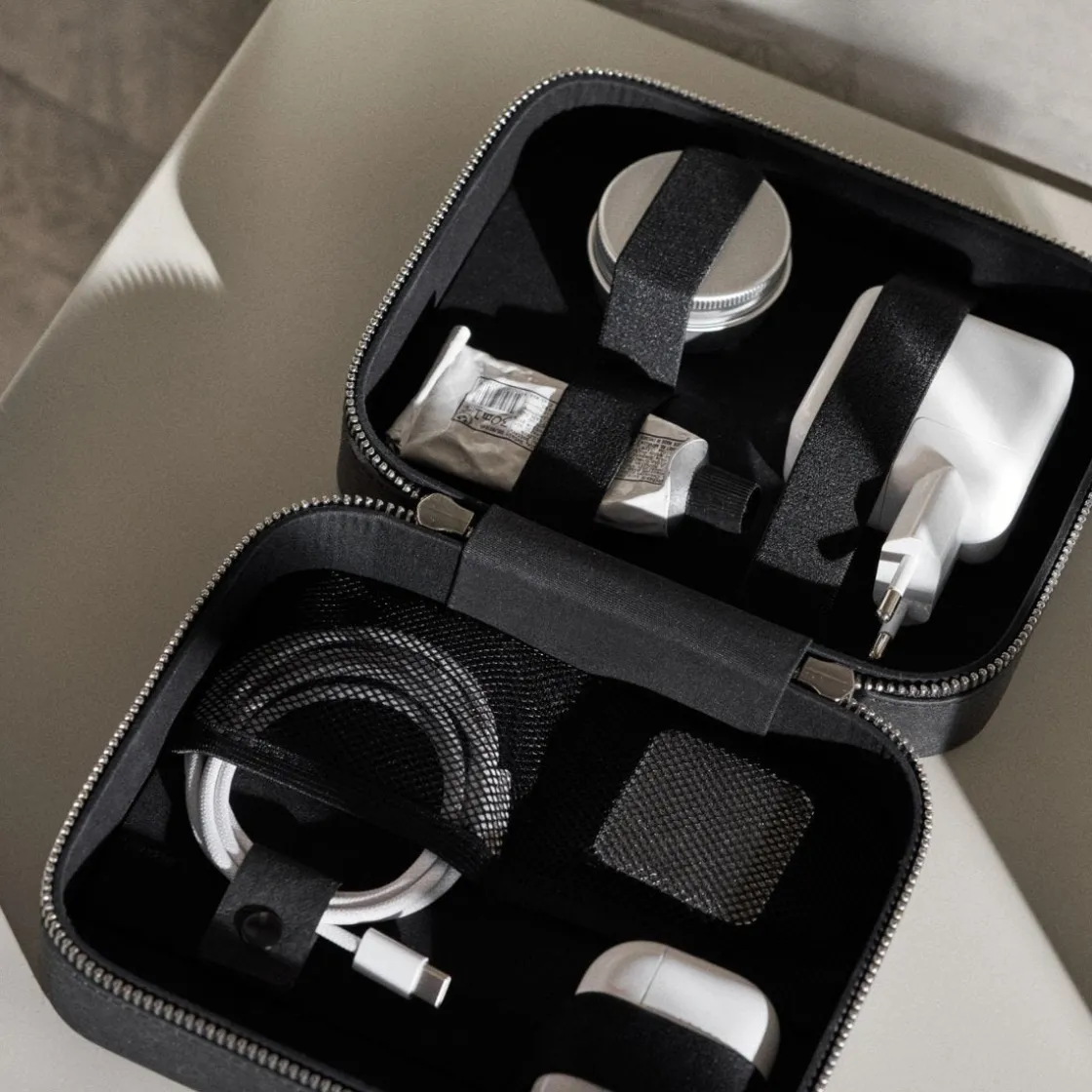 GRANIT Organiseringsbox 17x14cm Svart- Småförvaring|Väskor & Kassar