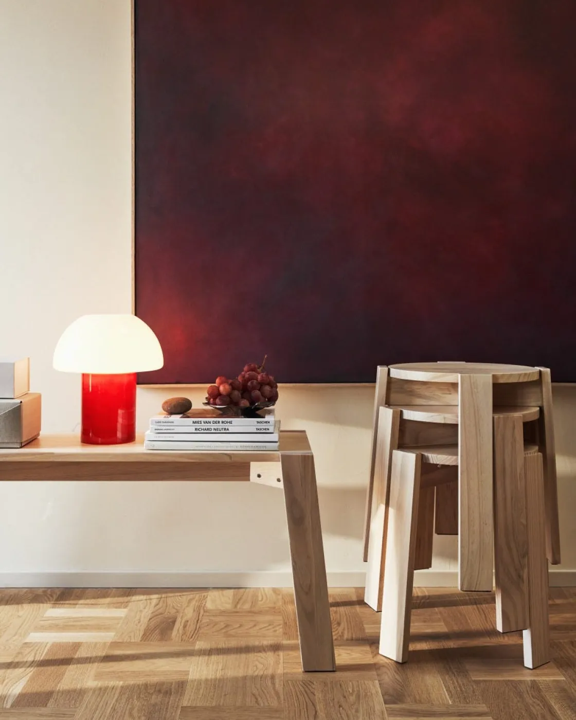 GRANIT Pall Silas 39x45cm Furu- Hallmöbler & Förvaring|Möbler