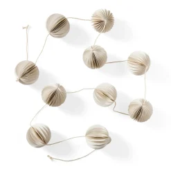 GRANIT Pappersgirlang 2m Vit- Juldukning|Allt Till Julgranen