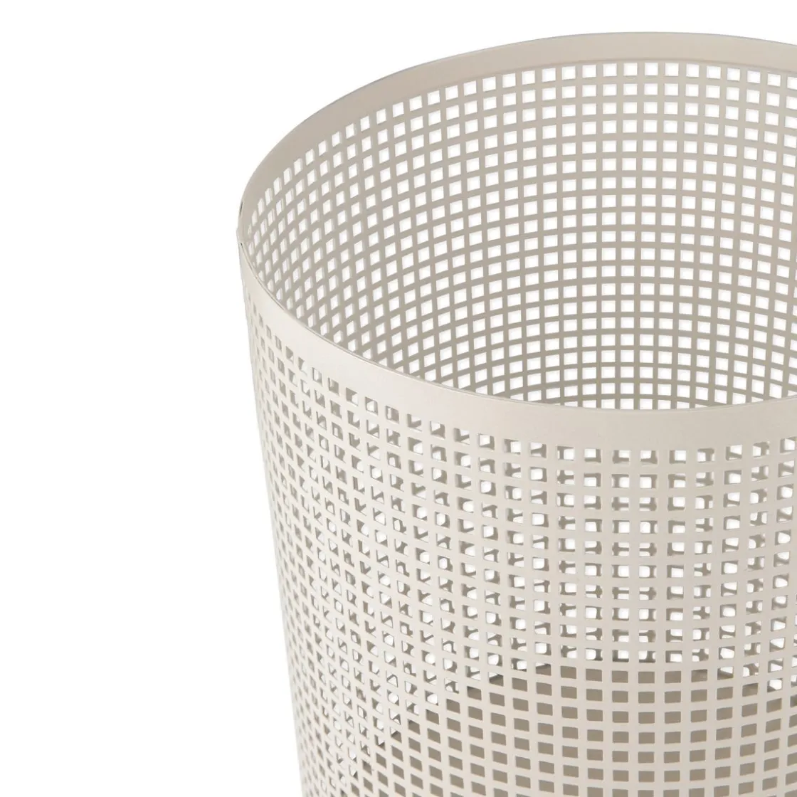 GRANIT Papperskorg Mono Mesh 30x24cm Beige- Skrivbordstillbehör|Korgar