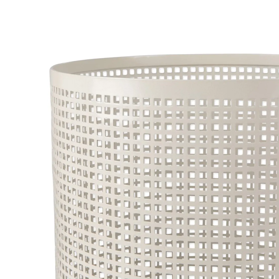 GRANIT Papperskorg Mono Mesh 30x24cm Beige- Skrivbordstillbehör|Korgar