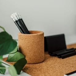 GRANIT Pennhållare Kork 9,5x8cm Natur- Skrivbordstillbehör