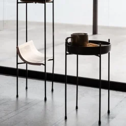 GRANIT Piedestal Järn 18,5x40cm Svart- Växt- & Odlingstillbehör|Utemöbler