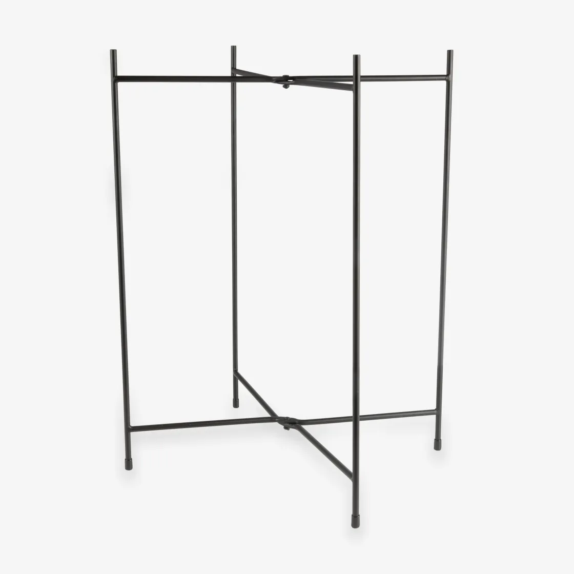 GRANIT Piedestal Järn 42x53cm Svart- Växt- & Odlingstillbehör|Utemöbler