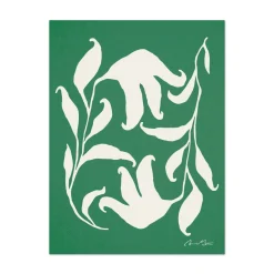 GRANIT Poster Anna Mörner Högtidsblomster 30x40cm Grön- Posters