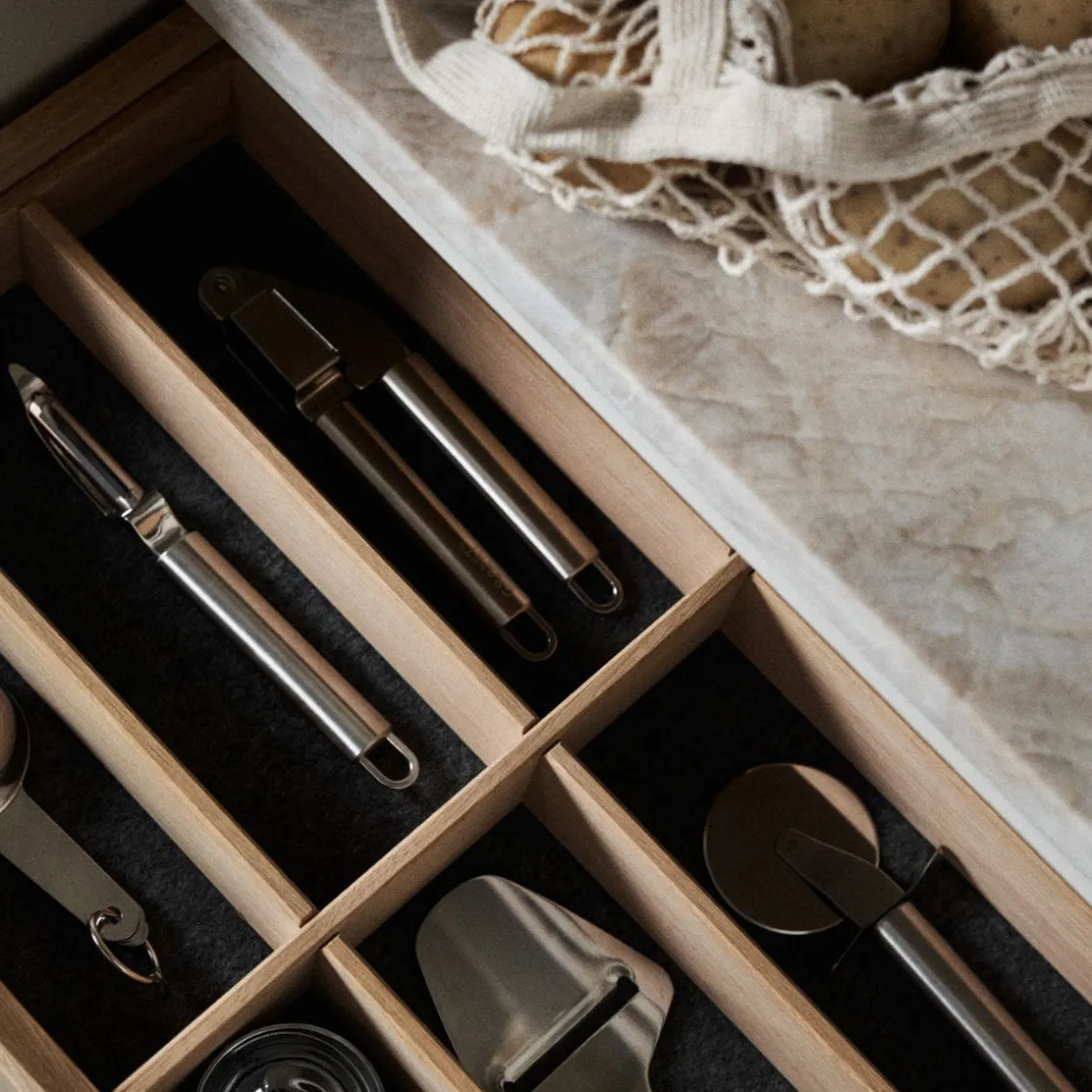 GRANIT Potatisskalare 19,5cm Rostfritt Stål- Köksredskap