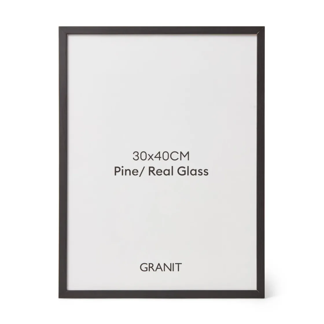 GRANIT Ram 30x40cm Svart- Ramar