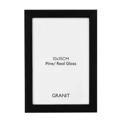 GRANIT Ram 10x15cm Svart- Ramar