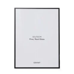 GRANIT Ram 50x70cm Svart- Ramar