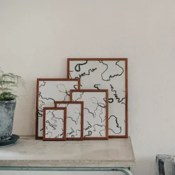 GRANIT Ram 30x40cm Valnöt- Ramar