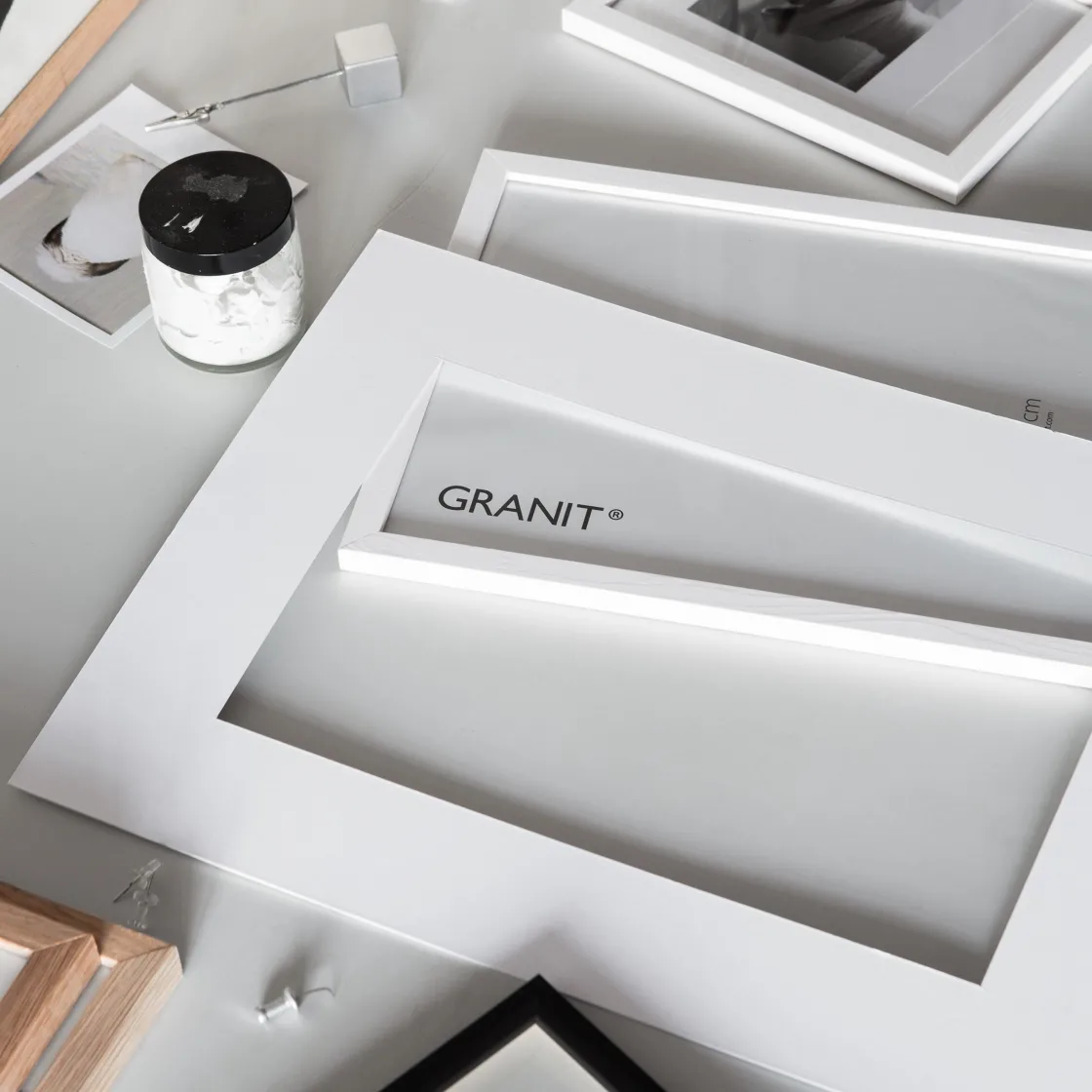 GRANIT Ram 10x15cm Vit- Ramar