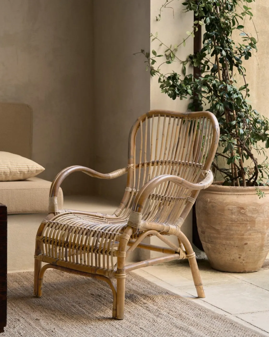 GRANIT Rottingfåtölj- Utemöbler|Möbler