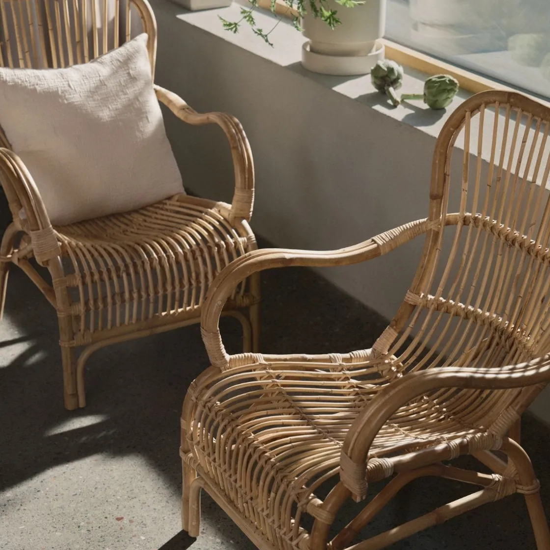 GRANIT Rottingfåtölj- Utemöbler|Möbler