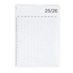 GRANIT Årsplan 50x70cm 2025/2026- Kalendrar & Skrivblock