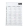GRANIT Årsplan 50x70cm 2026- Kalendrar & Skrivblock