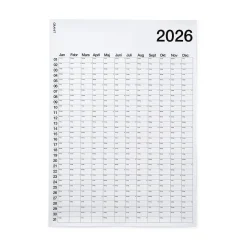 GRANIT Årsplan 50x70cm 2026- Kalendrar & Skrivblock