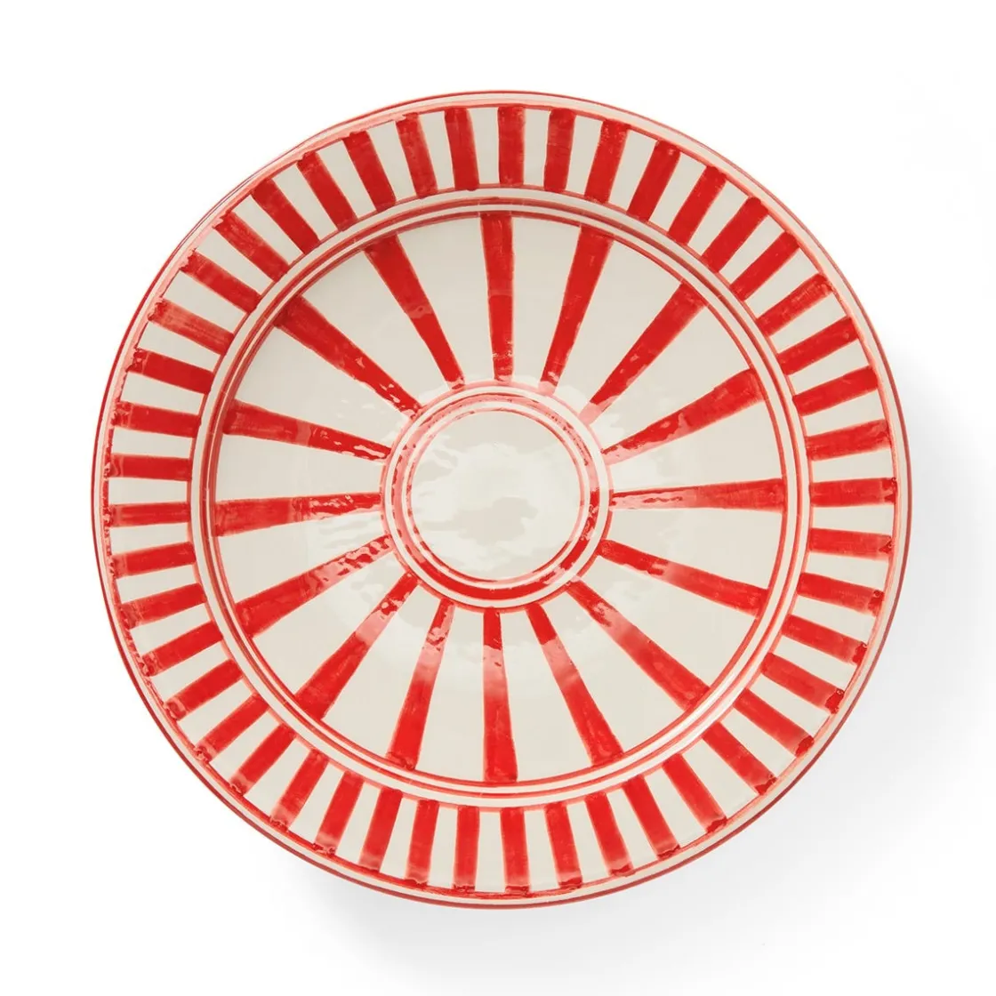 GRANIT Serveringsfat 35cm Röd- Juldukning|Dukning