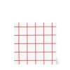 GRANIT Servett 33cm 20-p Christmas Check Vit- Dukning|Juldukning
