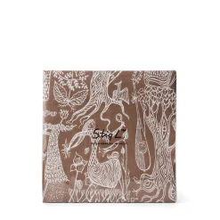 GRANIT Servett Stig Lindberg 40x40cm Poème d'Amour 20-p Rost- Dukning