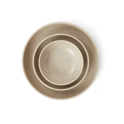 GRANIT Skål Bruno 22cm Stengods Spräcklig Beige- Dukning|Porslin