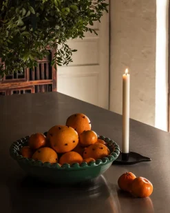 GRANIT Skål Knots 31cm Stengods Grön- Dukning|Porslin