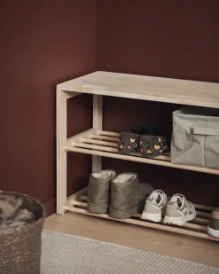 GRANIT Sko/Sittbänk 86cm Trä- Möbler|Hallmöbler & Förvaring