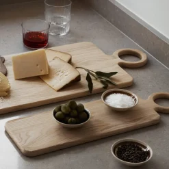 GRANIT Skärbräda Loop 46x14cm Ask- Dukning|Köksredskap