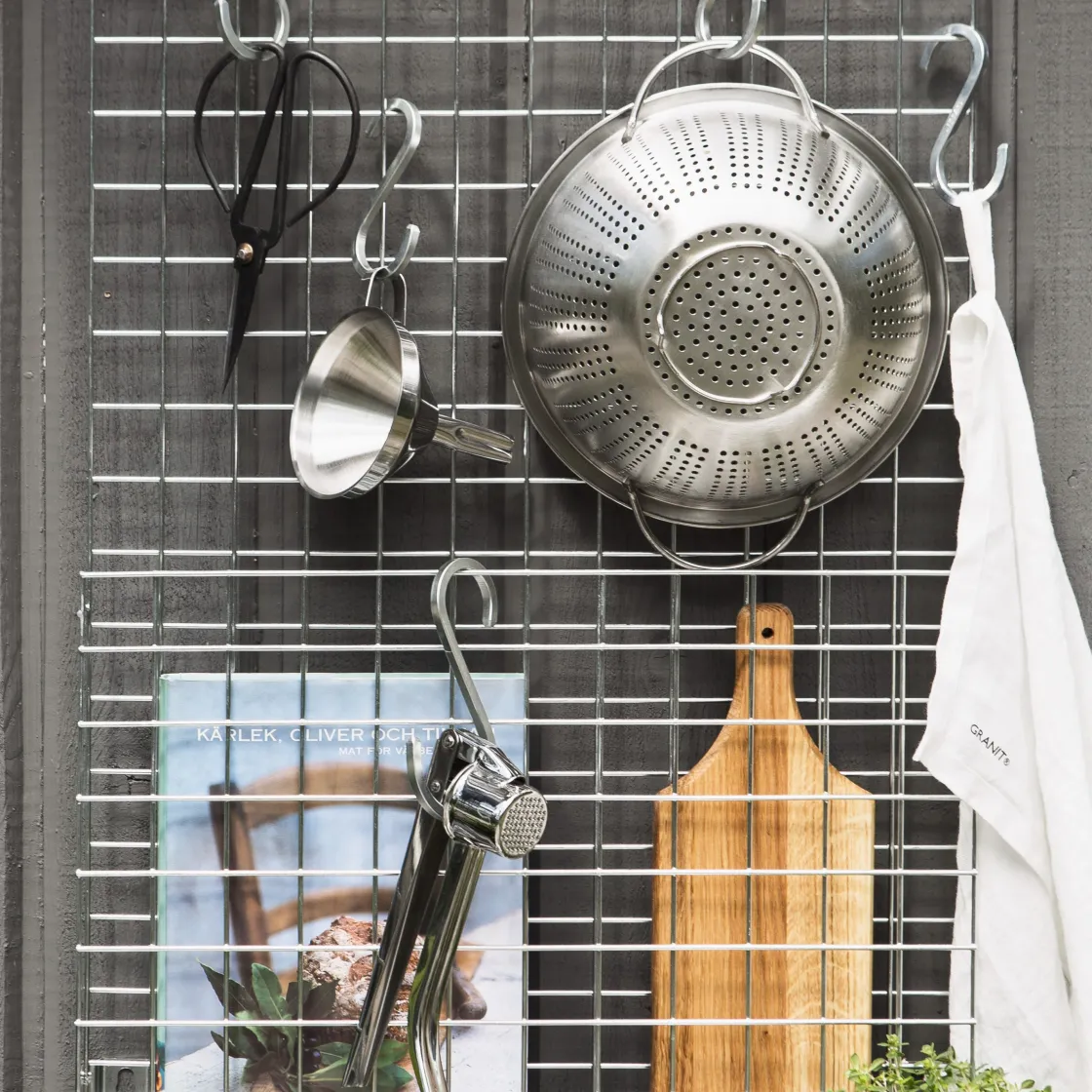 GRANIT S-krok Järn 14cm Stål- Växt- & Odlingstillbehör|Förvaringstavlor Med Tillbehör