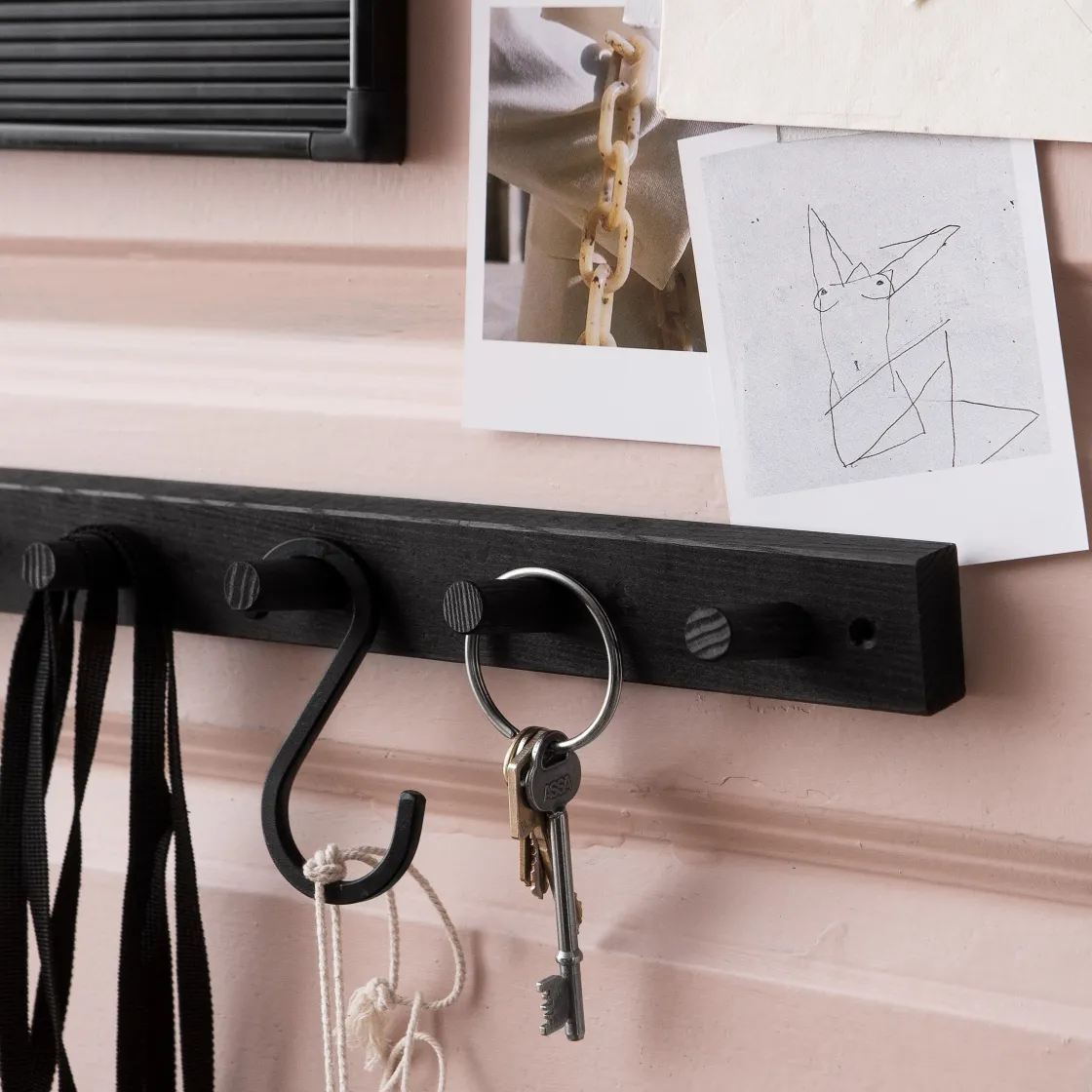 GRANIT S-krok Järn 10cm Svart- Växt- & Odlingstillbehör|Förvaringstavlor Med Tillbehör