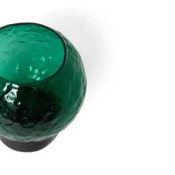 GRANIT Skruf Ljuslykta 10x10cm Grön- Ljusstakar