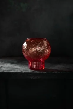 GRANIT Skruf Ljuslykta 10x10cm Orange- Ljusstakar