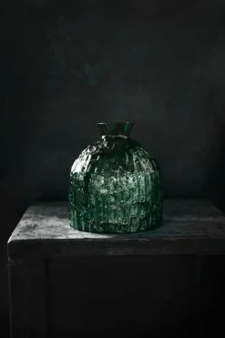 GRANIT Skruf Vas 12x13,2cm Grön- Vaser