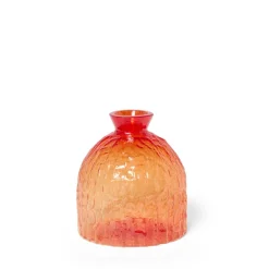 GRANIT Skruf Vas 12x13,2cm Orange- Vaser