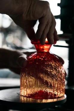 GRANIT Skruf Vas 12x13,2cm Orange- Vaser