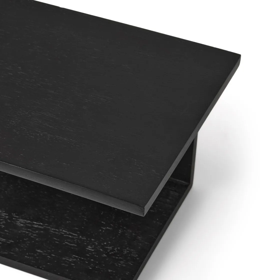 GRANIT Sängbord Vägghängt Trä Svart- Hallmöbler & Förvaring|Möbler