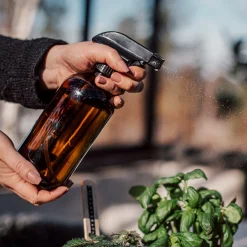 GRANIT Sprayflaska Glas 0,5L Brun- Växt- & Odlingstillbehör|Städ & Disk