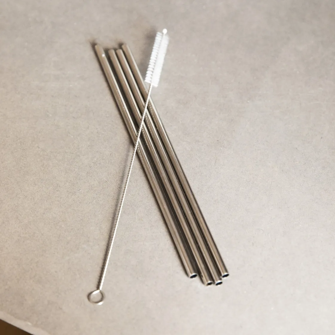 GRANIT Sugrör Rostfritt Stål 4-p- Dukning|Köksredskap