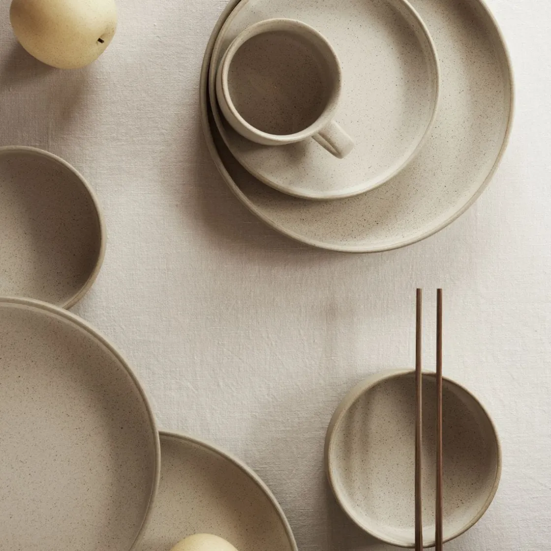 GRANIT Tallrik Taste 26cm Beige- Dukning|Porslin