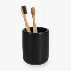 GRANIT Tandborstmugg Matt Svart- Badrumstillbehör