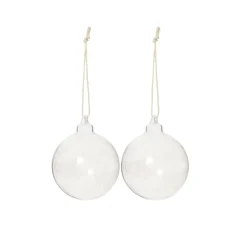 GRANIT Toshiyuki Fukuda Juldekoration 2-p Glas- Allt Till Julgranen|Juldekorationer