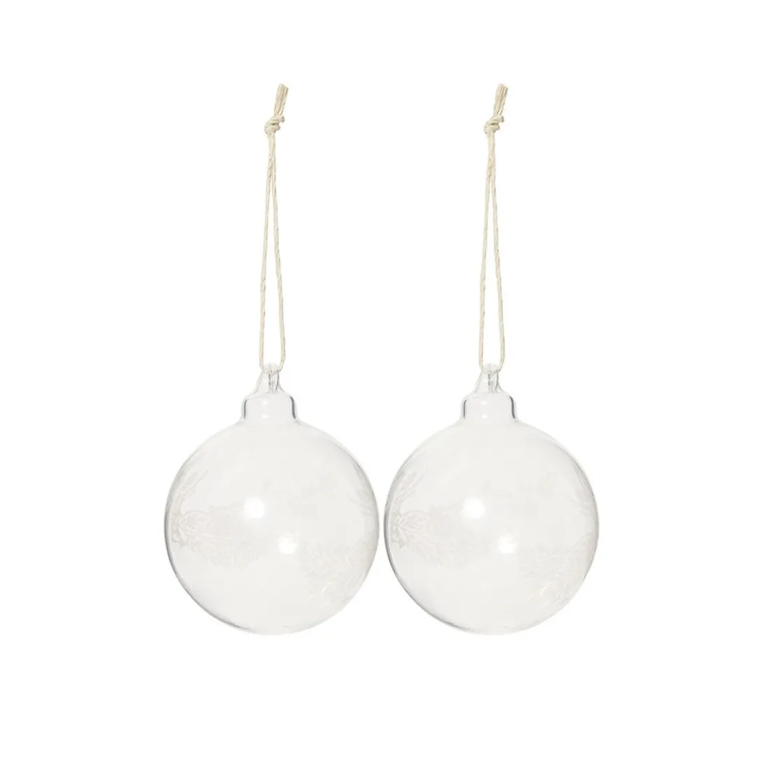 GRANIT Toshiyuki Fukuda Juldekoration 2-p Glas- Allt Till Julgranen|Juldekorationer