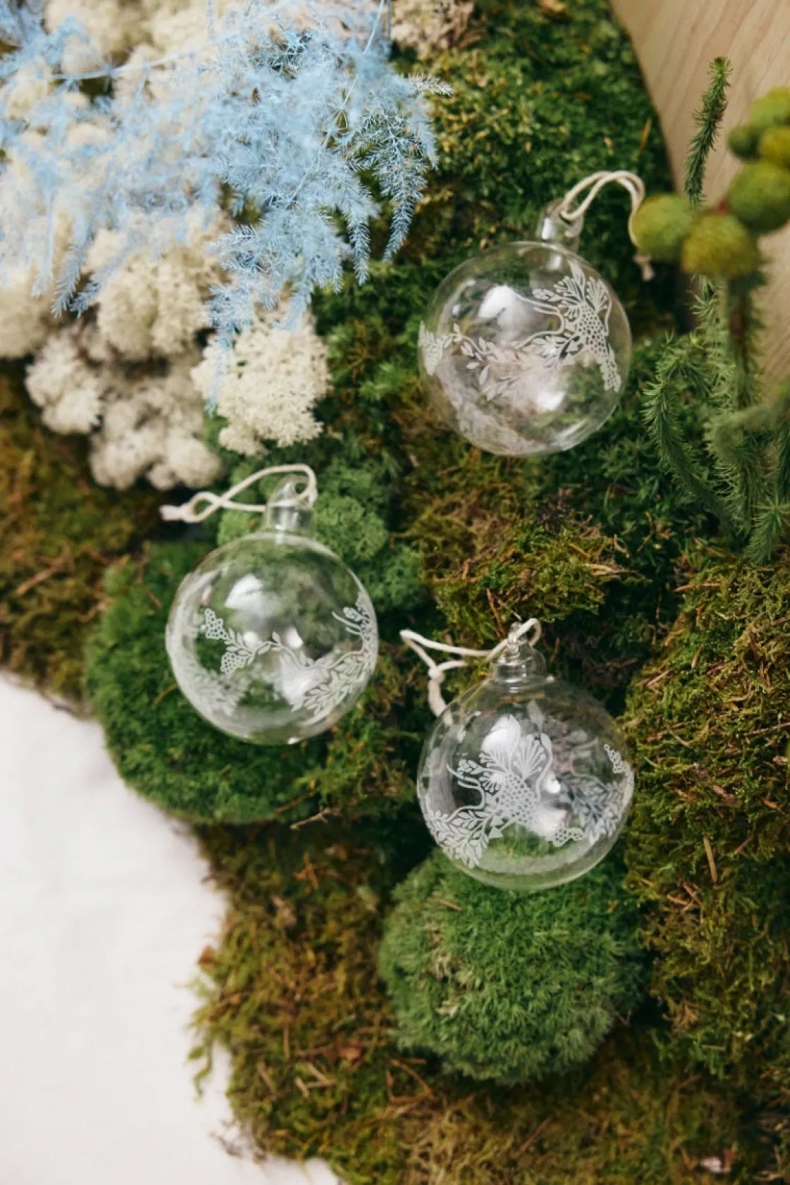 GRANIT Toshiyuki Fukuda Juldekoration 2-p Glas- Allt Till Julgranen|Juldekorationer