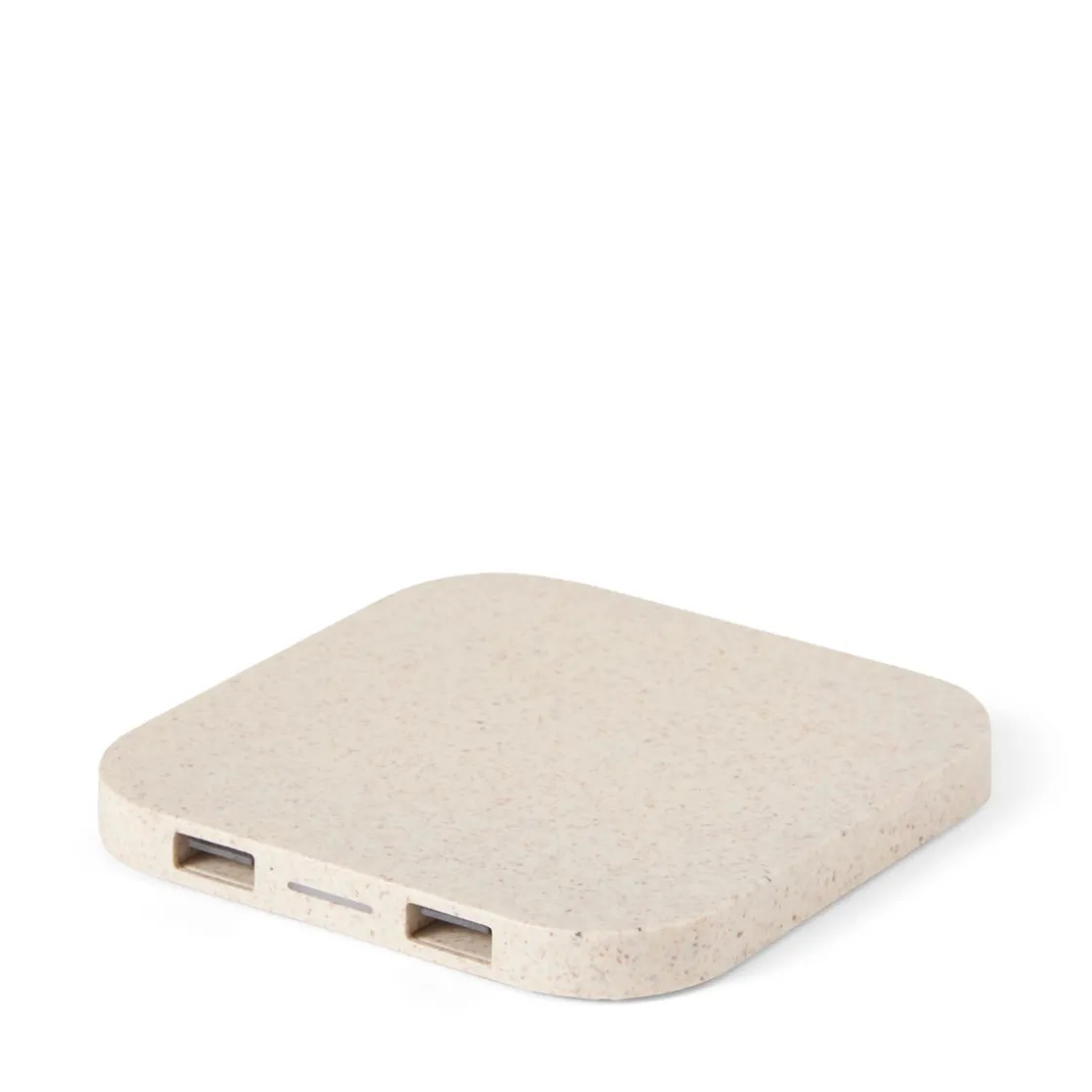 GRANIT Trådlös Laddningsplatta 15W Beige- Skrivbordstillbehör
