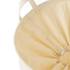 GRANIT Tvättkorg Hopvikbar 36x50cm Offwhite- Garderob & Klädförvaring|Korgar