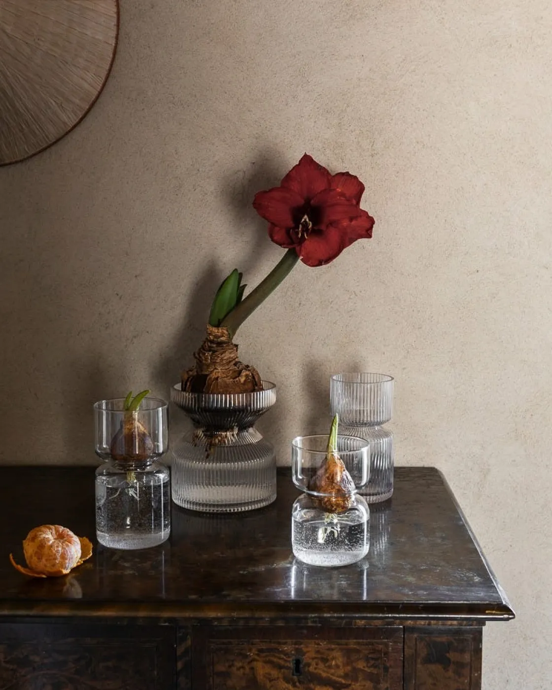 GRANIT Vas Amaryllis Struktur 13x15cm- Vaser|Juldekorationer