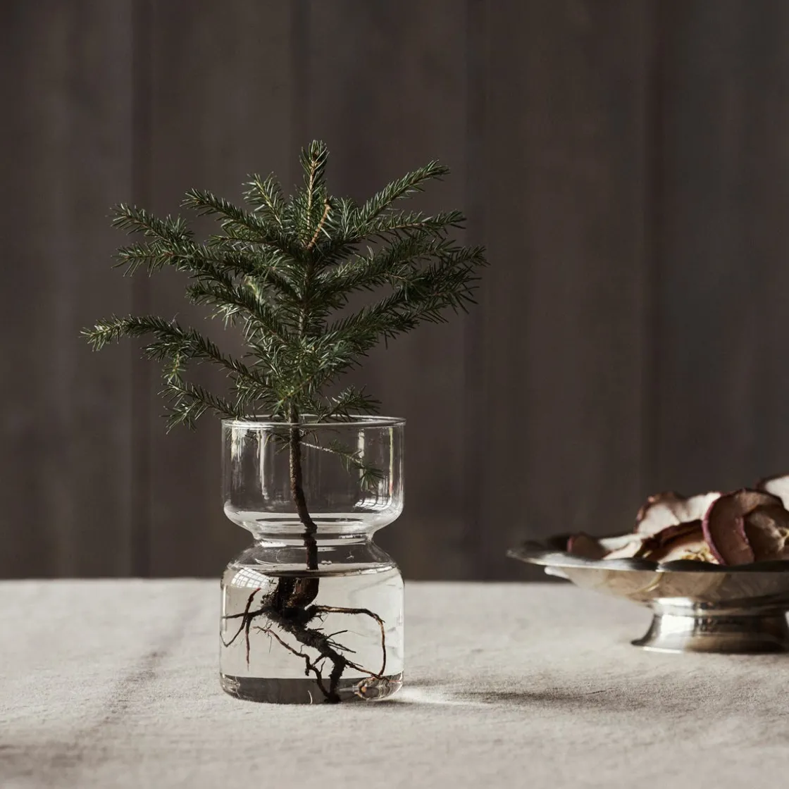 GRANIT Vas Hyacint Klarglas 12x8cm- Vaser|Juldukning