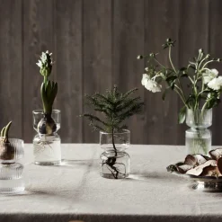 GRANIT Vas Hyacint Klarglas 12x8cm- Vaser|Juldukning