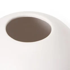 GRANIT Vas Keramik Lovisa Rund Stor 20x19cm Vit- Vaser