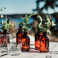 GRANIT Vas Stickling Hög 12x5,7cm Amber- Vaser|Juldukning